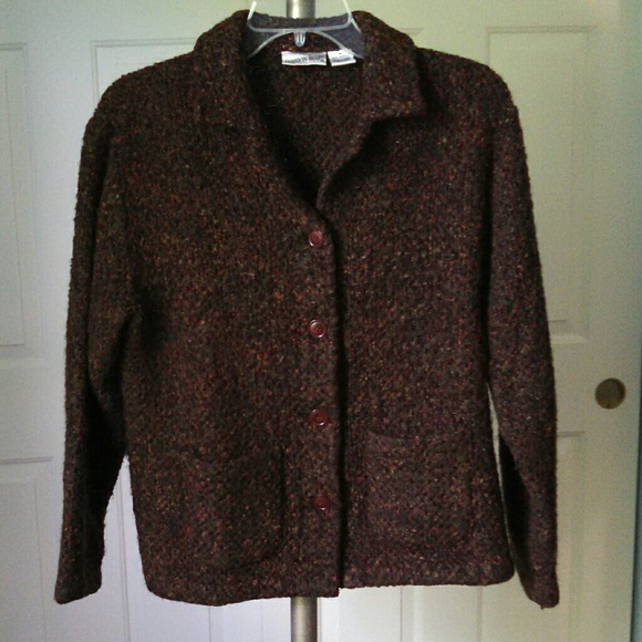 Fashion Bug Sweaters - Women's Fashion Bug Brown Button Front Sweater